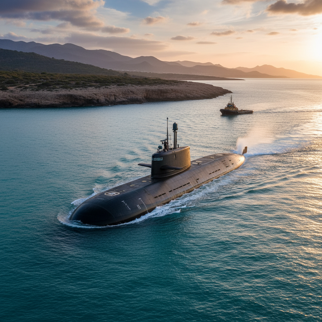 S-81 Isaac Peral durante las pruebas